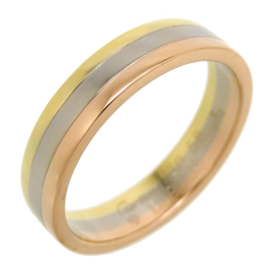 Cartier カルティエ スリーゴールド ウェディング バンドリング #58