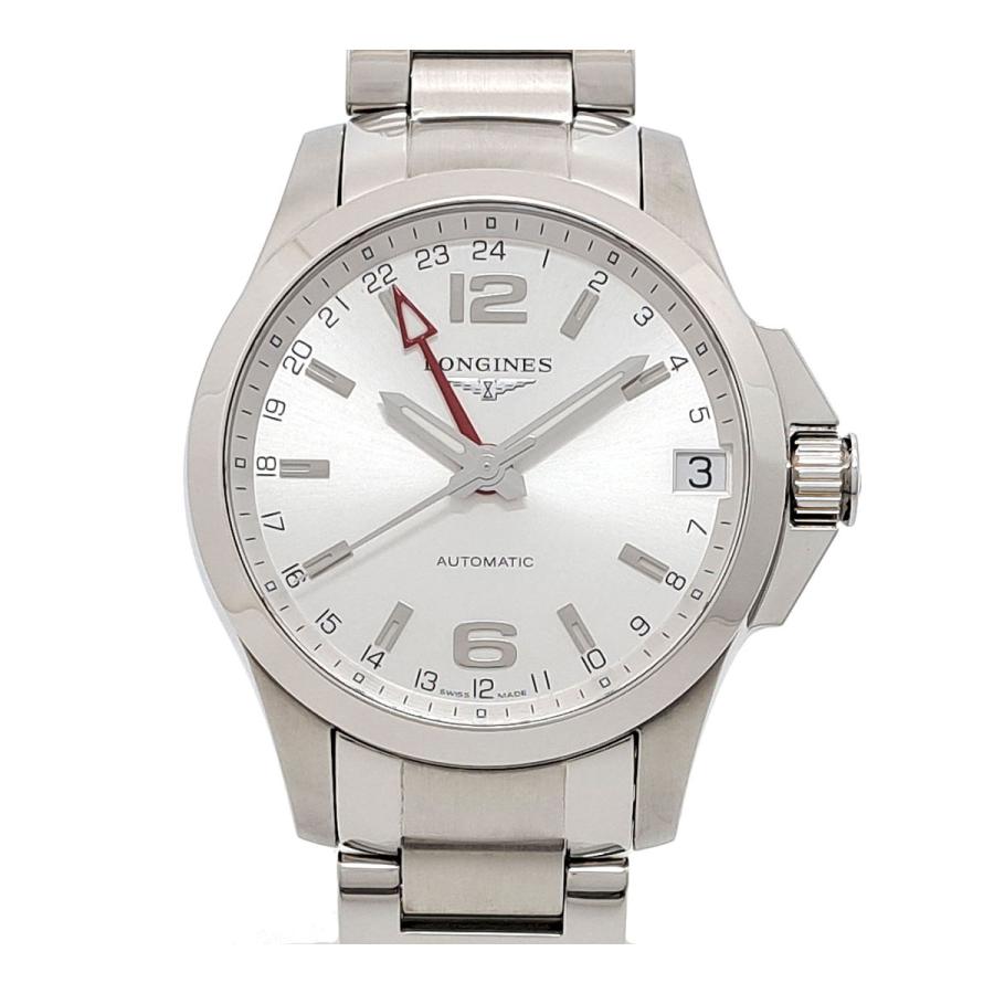 LONGINES ロンジン コンクエスト GMT L3.687.4 自動巻き ステンレス  