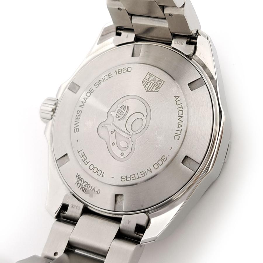 美品 タグホイヤー WAY201A.BA0927 アクアレーサー 自動巻き タグホイヤー アクアレーサー 300m防水 メンズ WAY201A.BA0927