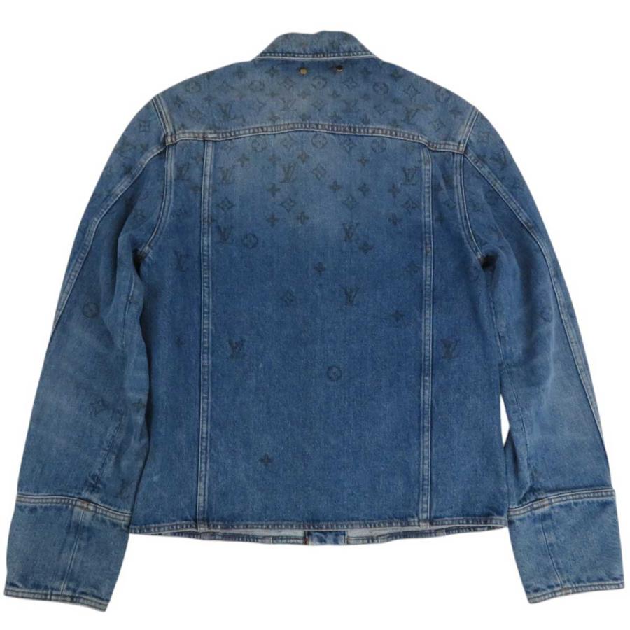 【ちえ様お取引中】 Louis Vuittonモノグラムデニムジャケット LOUIS VUITTON ルイヴィトン モノグラム デニムジャケット