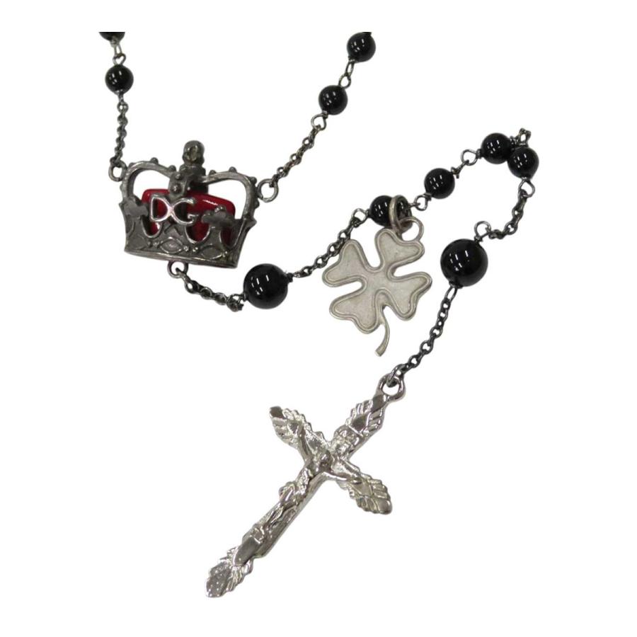 極美品✨️ユニセックス ドルチェ&ガッバーナ コーデュロイ チェーンタグ ドルチェ＆ガッバーナ ロザリー ネックレス メタル ユニセックス