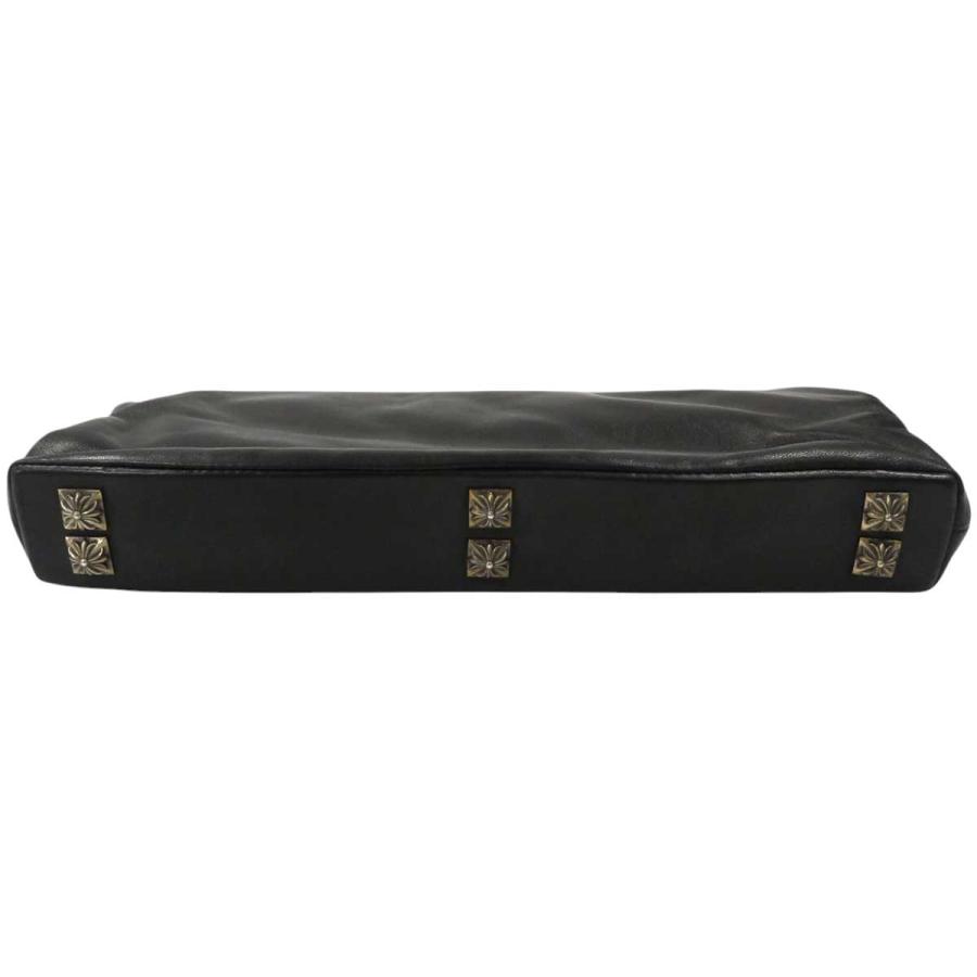 クロムハーツ ピラミッド スタッズ クラッチバッグ レザー SV925 ユニ  