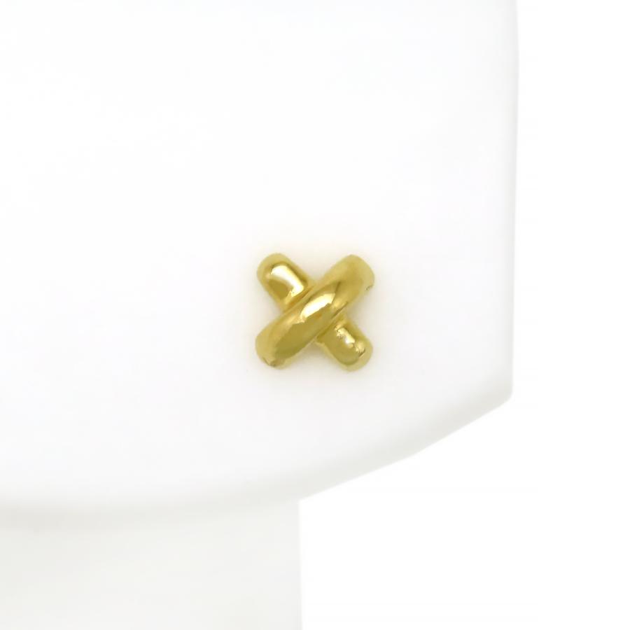 ティファニー K18 クロスステッチ ピアス 片耳用 6532 TIFFANY&Co. ティファニー クロスステッチ ピアス 片耳用 18K