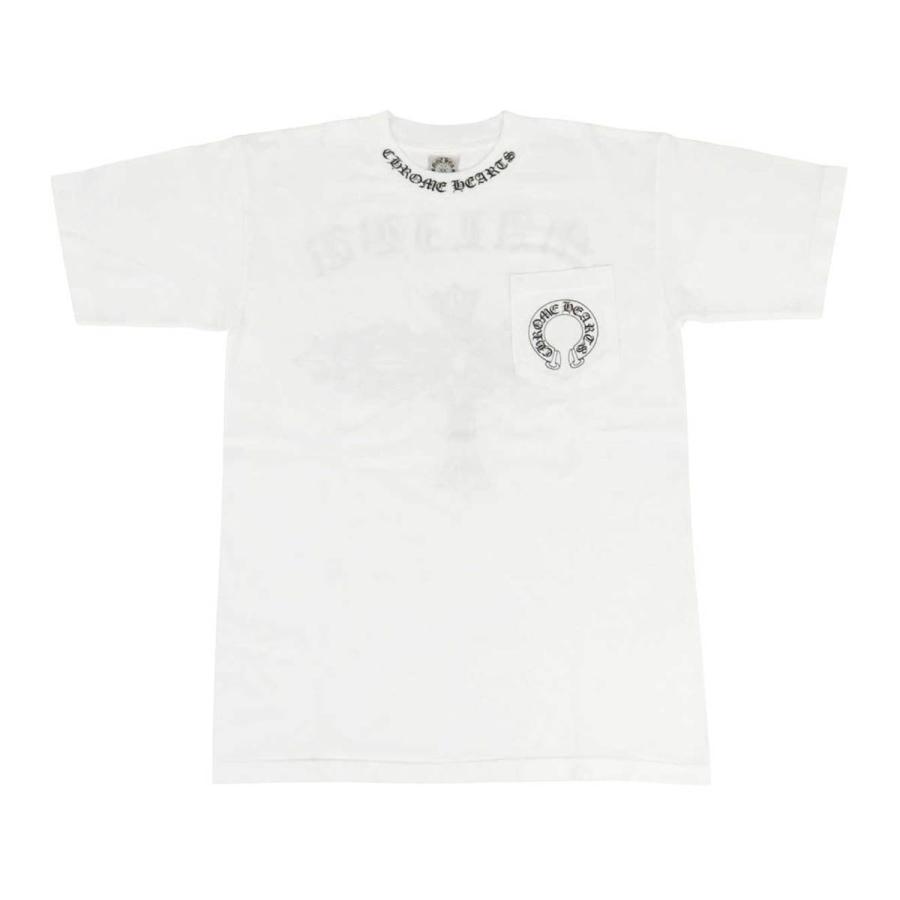クロムハーツ　Tシャツ クロムハーツ CHROME HEARTS フォティ Tシャツ スカル クロス