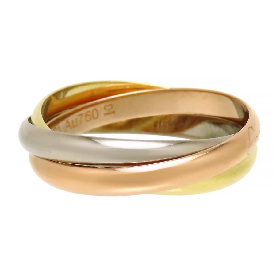 Cartier カルティエ トリニティ リング SM #59 Au750 (K18YG