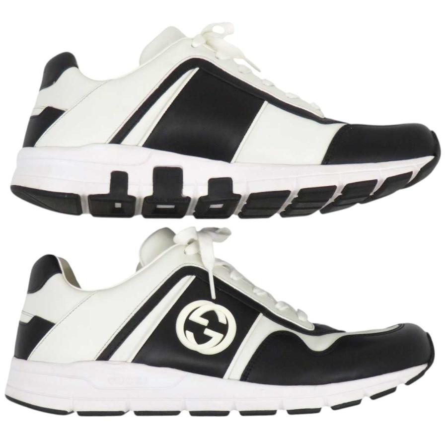 GUCCI（グッチ） インターロッキングG ローカット レザー スニーカー