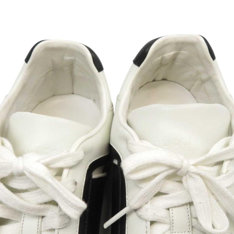 グッチ ローカットスニーカー インターロッキング レザー 白 サイズ7 GUCCI グッチ スニーカー レディース ブランド 靴 シューズ レザー