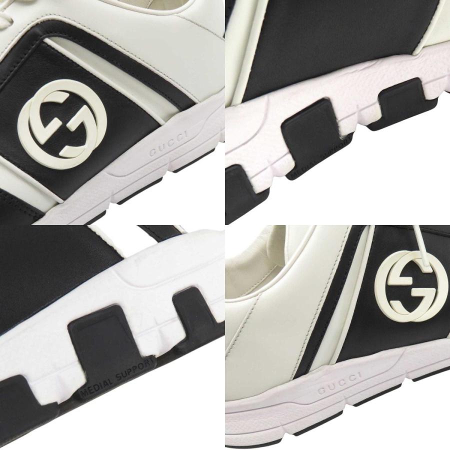 GUCCI グッチ インターロッキングG ローカット レザー スニーカー