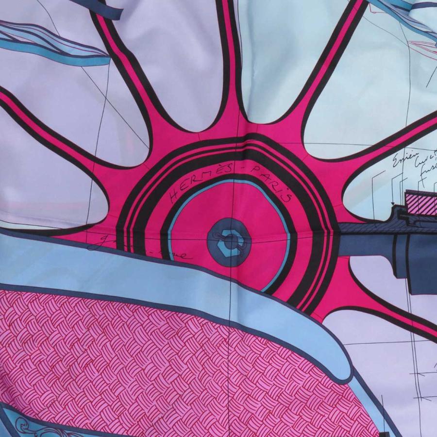 HERMES エルメス カレジェアン シルク スカーフ PROJET de VOITURE  