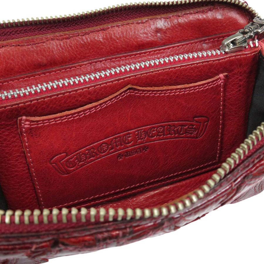 クロムハーツ セメタリークロス キルティング ウォレット ユニセックス