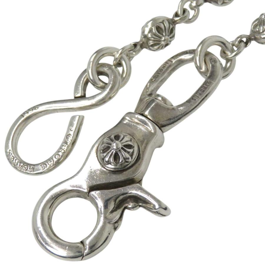 クロムハーツクロスボール バレル ウォレットチェーン　CHROME HEARTS クロムハーツクロスボールウォレットチェーン#22クリップ