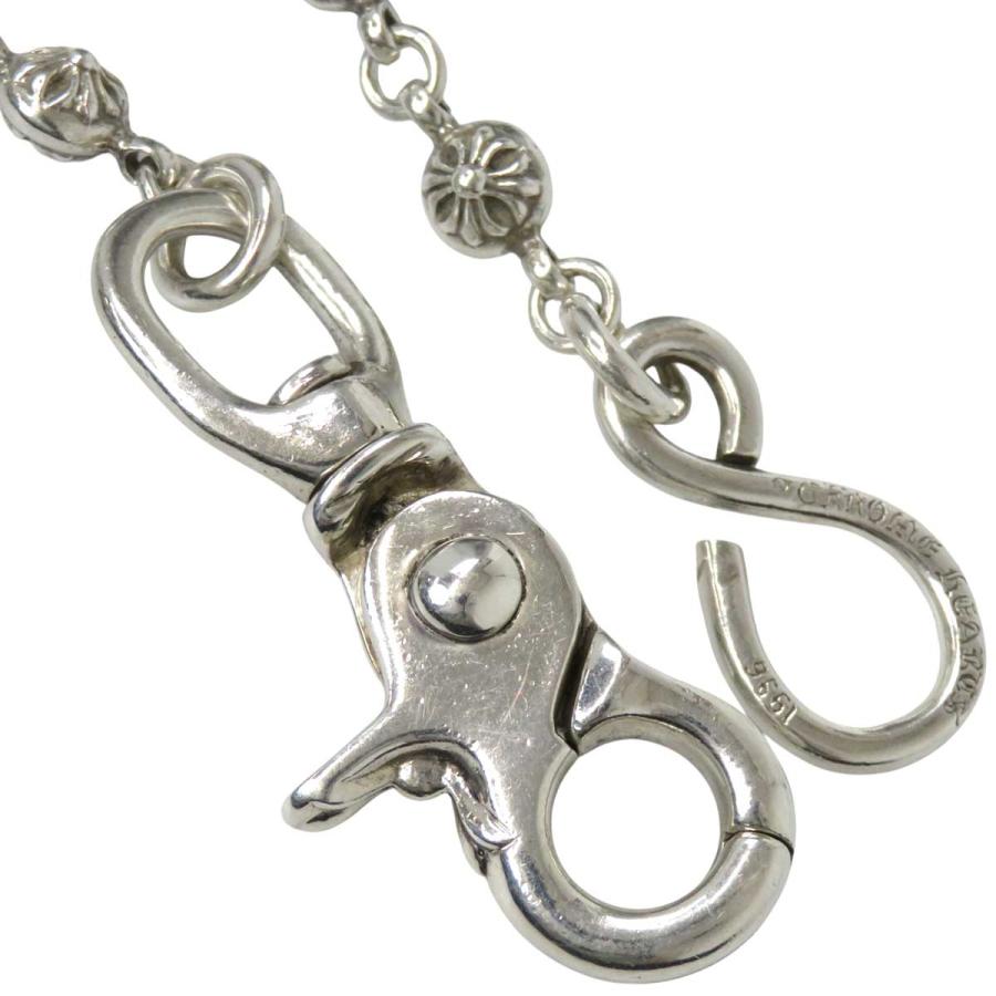 CHROME HEARTS クロスボール ウォレットチェーン ジャンク クロムハーツ クロスボール ウォレットチェーン ＃1 ショート SV925