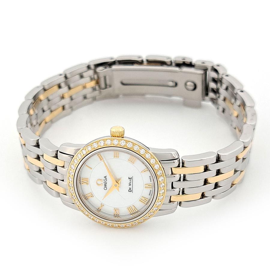 OMEGA オメガ デビル プレステージ ダイヤベゼル 4375.71 クオーツ  