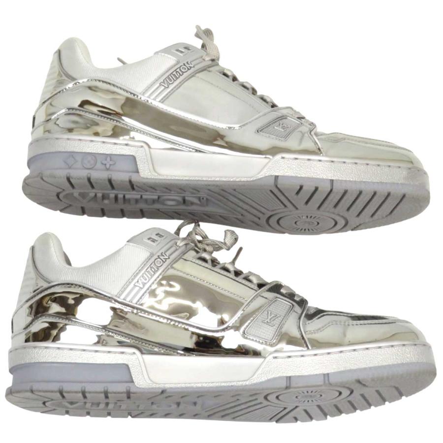 ルイ・ヴィトン LOUIS VUITTON LVトレイナーライン シルバー LOUIS VUITTON（ルイ・ヴィトン） トレイナー ライン スニーカー