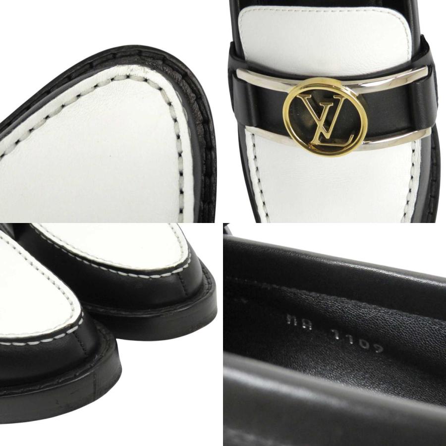 美品 ルイヴィトン ローファー アカデミーライン　革靴　LV金具 楽天市場】ルイ ヴィトン ローファー ブラック アカデミーライン