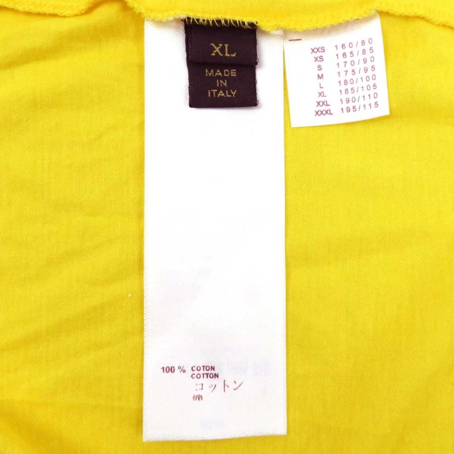 LOUIS VUITTON ルイヴィトン LV CUP プリント Tシャツ メンズ イエロー  