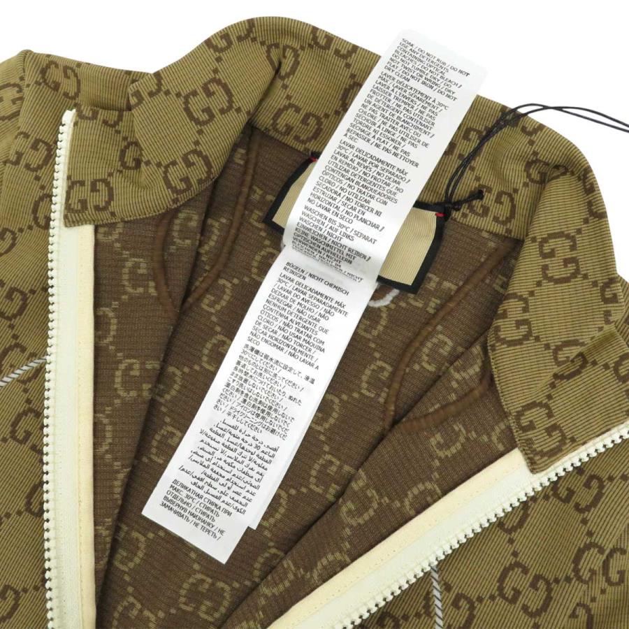 GUCCI（グッチ） GG ハーフジップ クロップド ジャージ トップ 715524