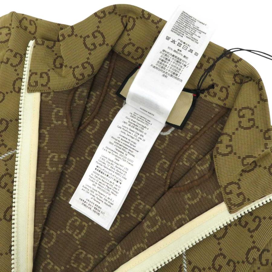 GUCCI（グッチ） GG ハーフジップ クロップド ジャージ トップ 715524