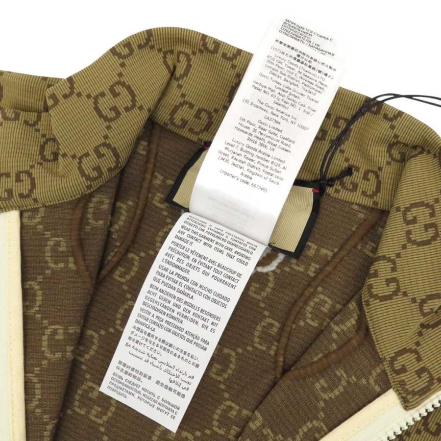 GUCCI（グッチ） GG ハーフジップ クロップド ジャージ トップ 715524