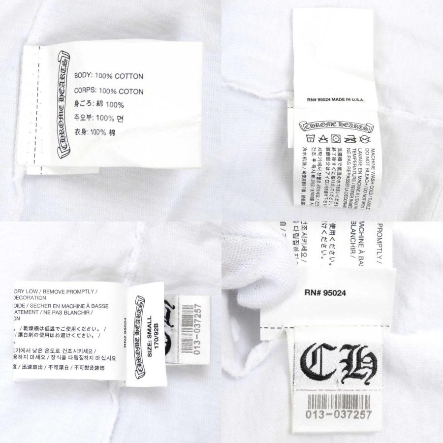 クロムハーツ OLD fuckyou セメタリークロス ホースシュー 白Tシャツ クロムハーツ OLD fuckyou セメタリークロス ホースシュー 白Tシャツ