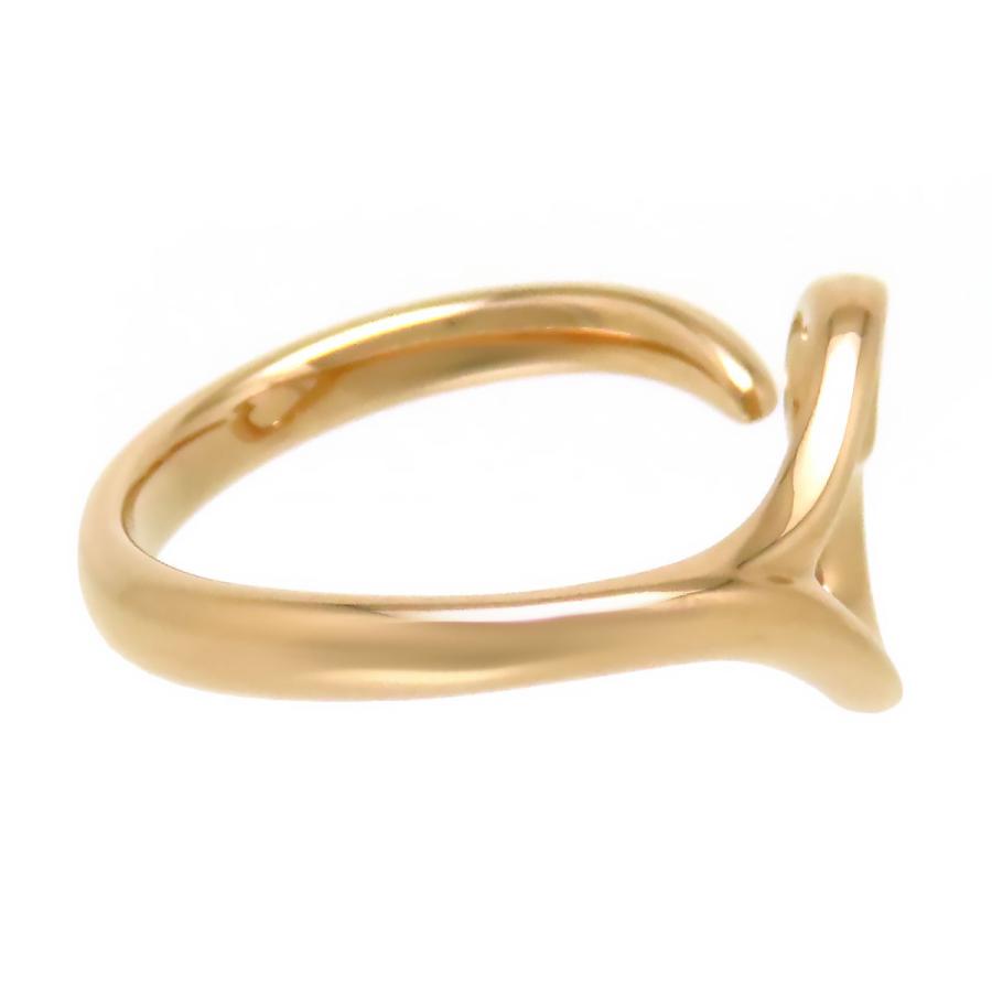 TIFFANY&Co. ティファニー オープンハート リング #9 Au750 (K18PG  