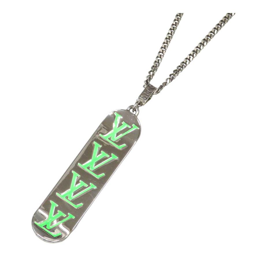 ルイ・ヴィトン・ペンダント・モノグラム ロウ・ネックレス 一式＆大きめショッパー ルイ・ヴィトン・ペンダント・モノグラム ロウ・ネックレス 一式