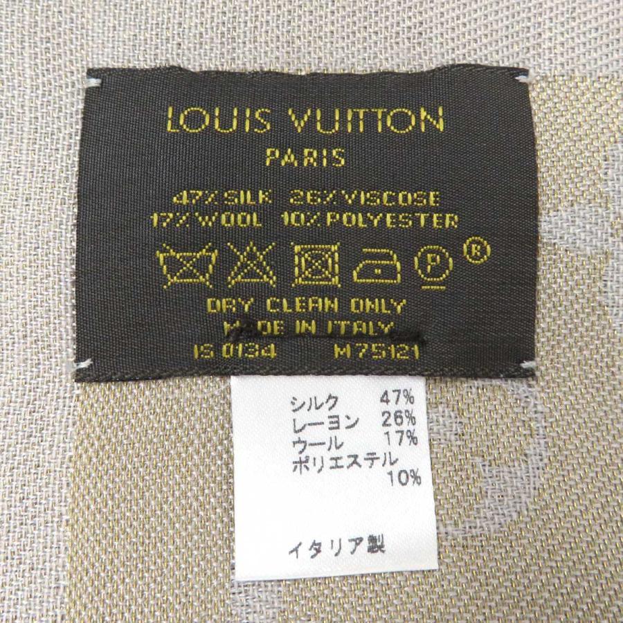 LOUIS VUITTON ルイヴィトン ショール モノグラム シャイン M75121  