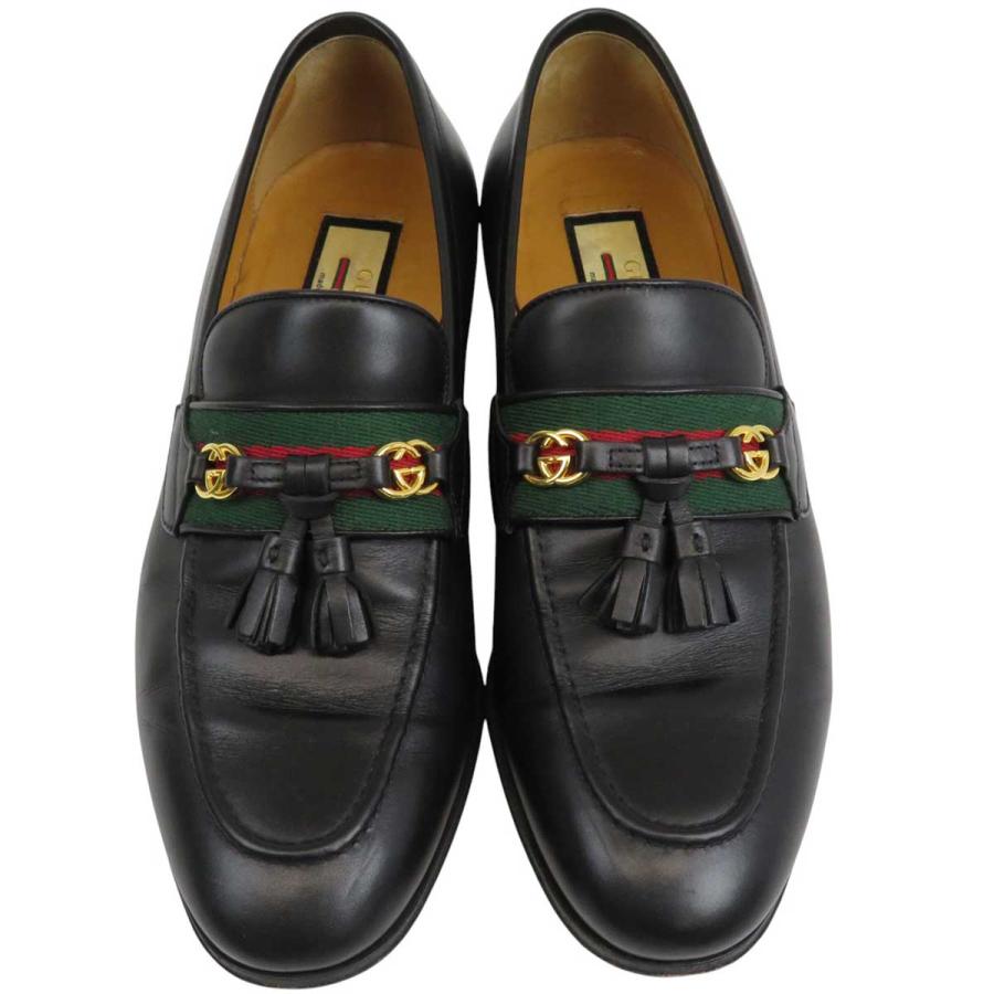 GUCCI（グッチ） インターロッキングG ウェブ ローファー 624316