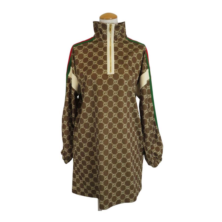 GUCCI テクニカルジャージワンピース L 新作【GUCCI】テクニカルジャージー ジップジャケット、ブラック