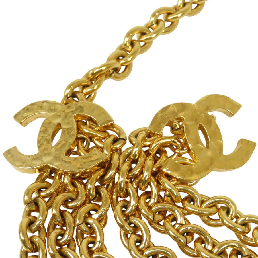 CHANEL シャネル ココマーク チェーンベルト メタル ユニセックス 中古  