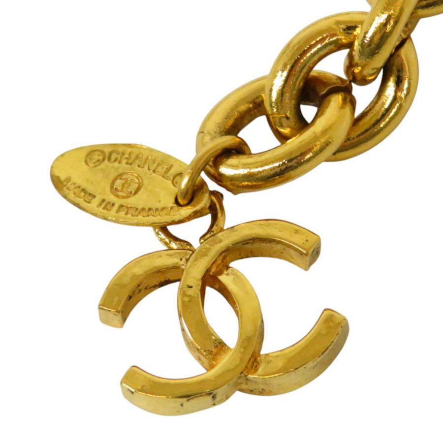 CHANEL シャネル ココマーク チェーンベルト メタル ユニセックス 中古  
