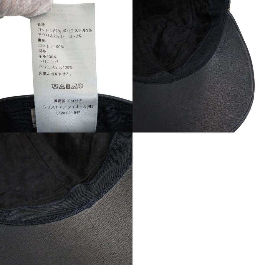ディオール オブリーク ベースボール キャップ 113C906A4502 ユニセックス ネイビー ベージュ Dior 中古 【アパレル・小物】の画像