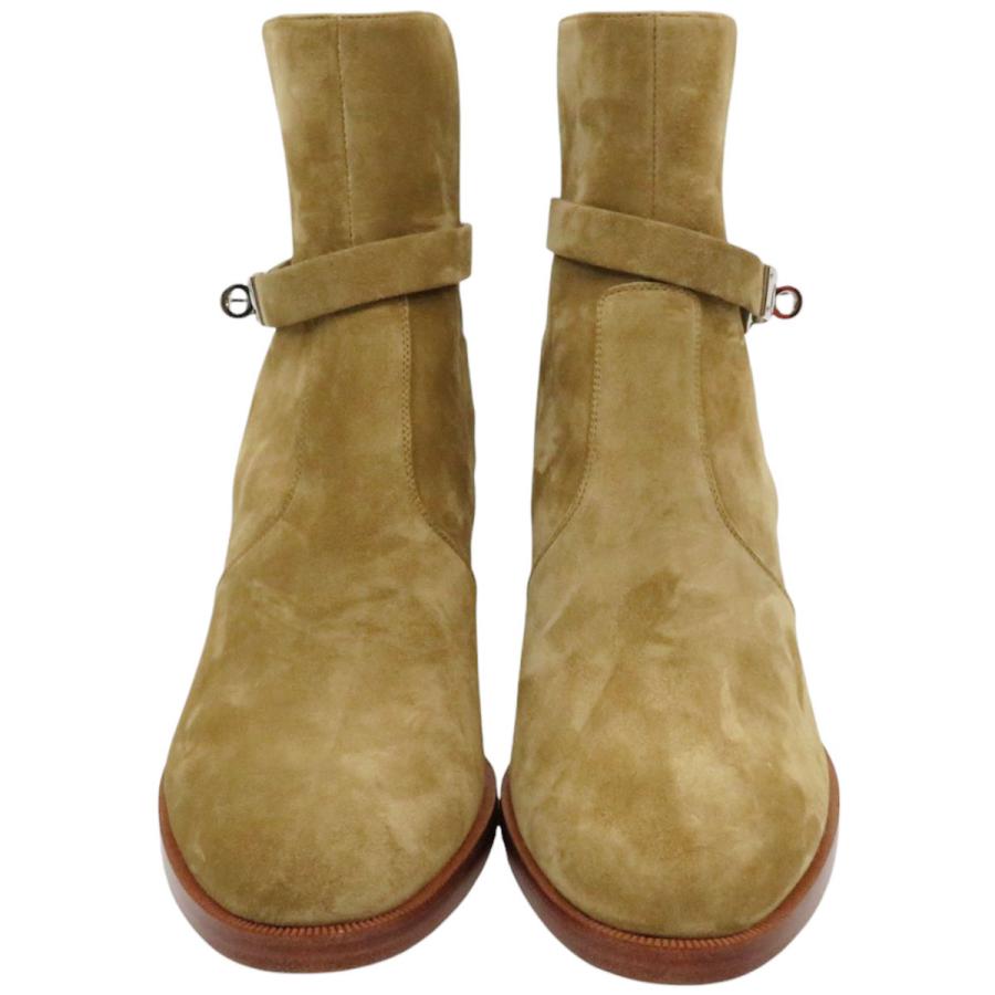 HERMES（エルメス） フレンチ ヴォーヴェロア ショートブーツ