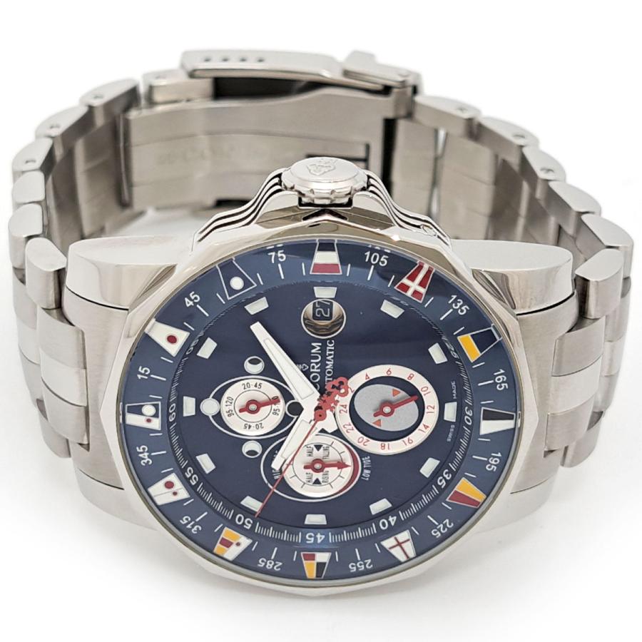 CORUM アドミラルカップ 腕時計 ADMIRAL（CORUM） コルム CORUM アドミラルズカップ デイト ガンブルー