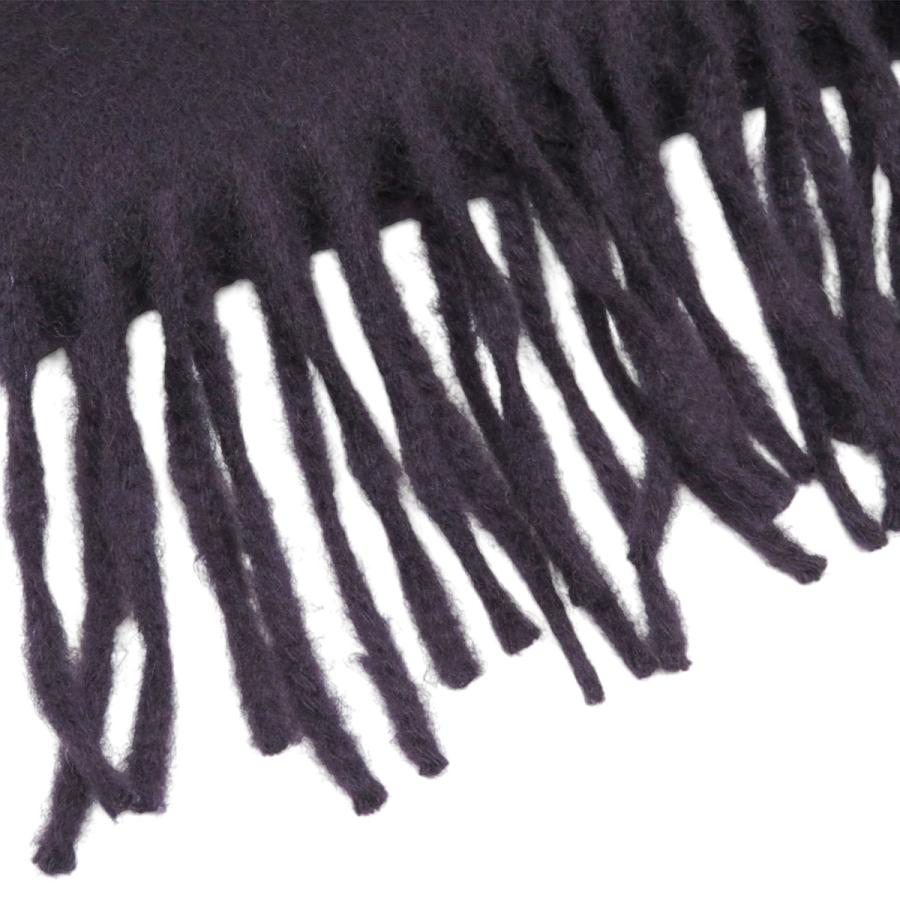 HERMES エルメス ロゴ エンブロイダリー カシミヤ マフラー ユニ