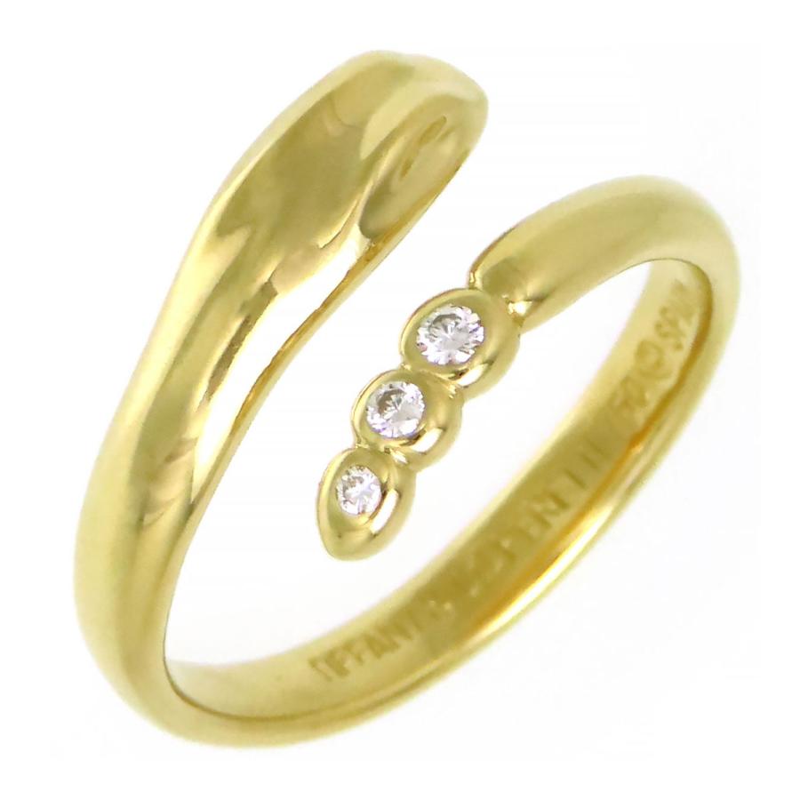 ティファニー　リング　スネーク　イエローゴールド　Ｋ18 750 使用感あり TIFFANY&Co.（ティファニー） スネーク リング #11 750 (K18YG