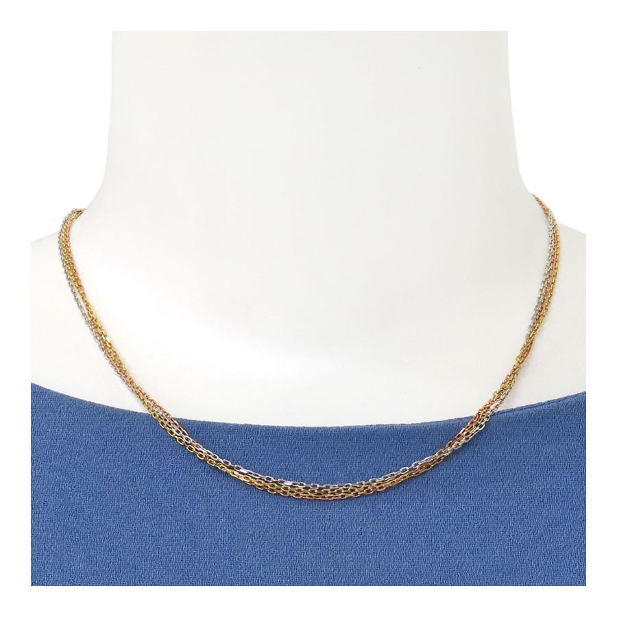Cartier（カルティエ） トリニティ チェーン ネックレス 750 (K18YG