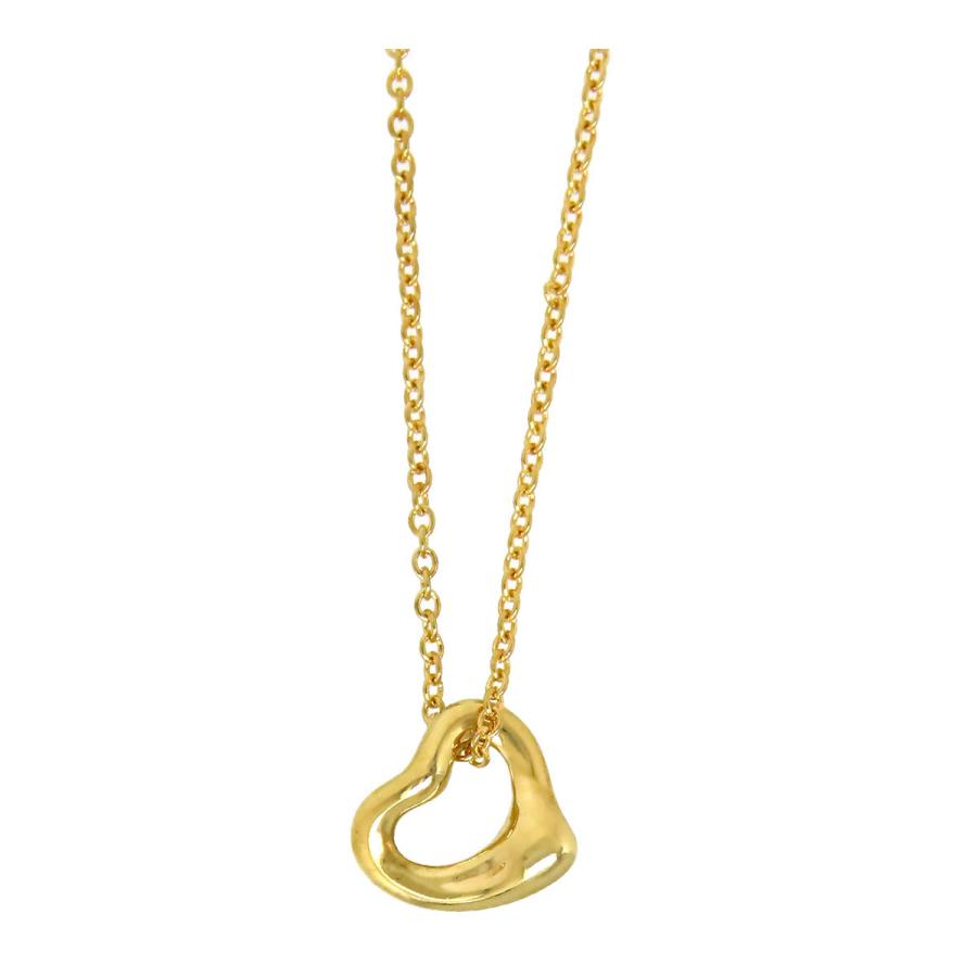 TIFFANY&Co.（ティファニー） オープンハート ネックレス AU750 (K18YG
