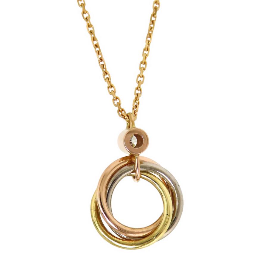 Cartier（カルティエ） ベビー トリニティ ネックレス ダイヤモンド