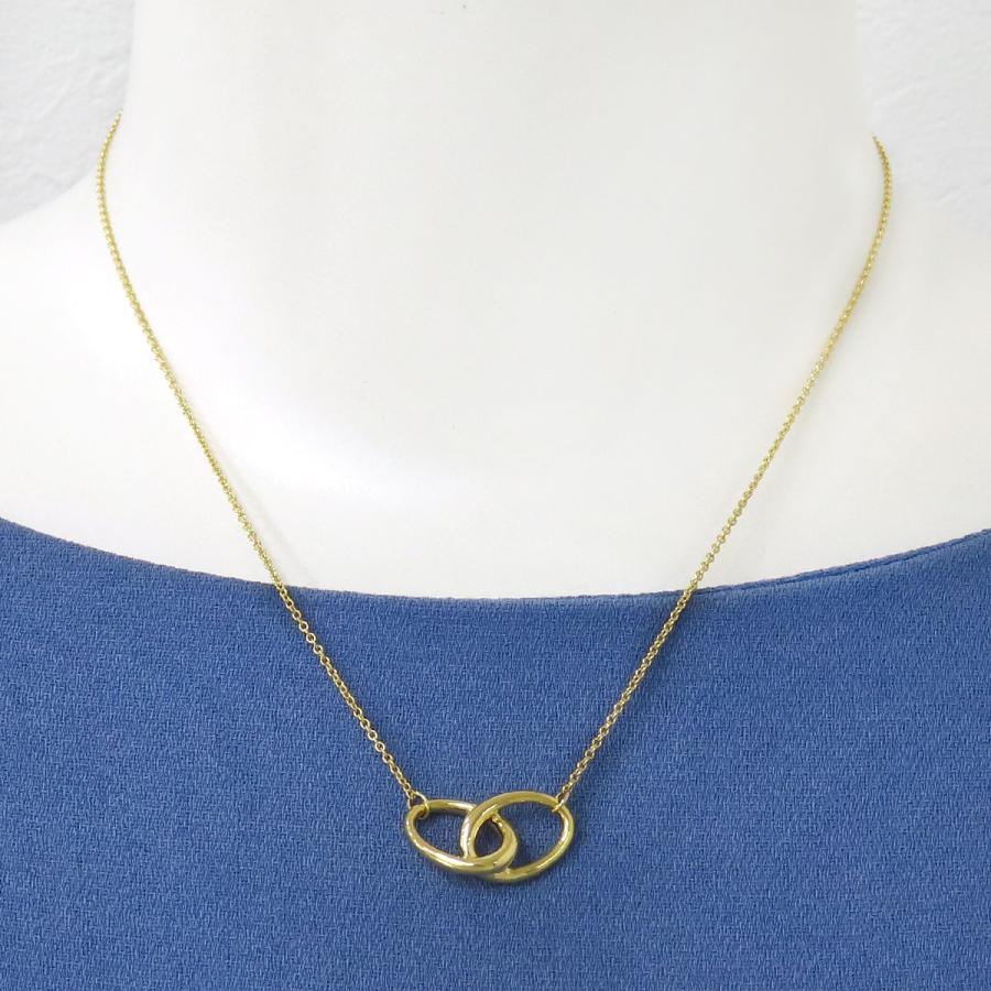 TIFFANY&Co.（ティファニー） ダブルループ ネックレス 750 (K18YG