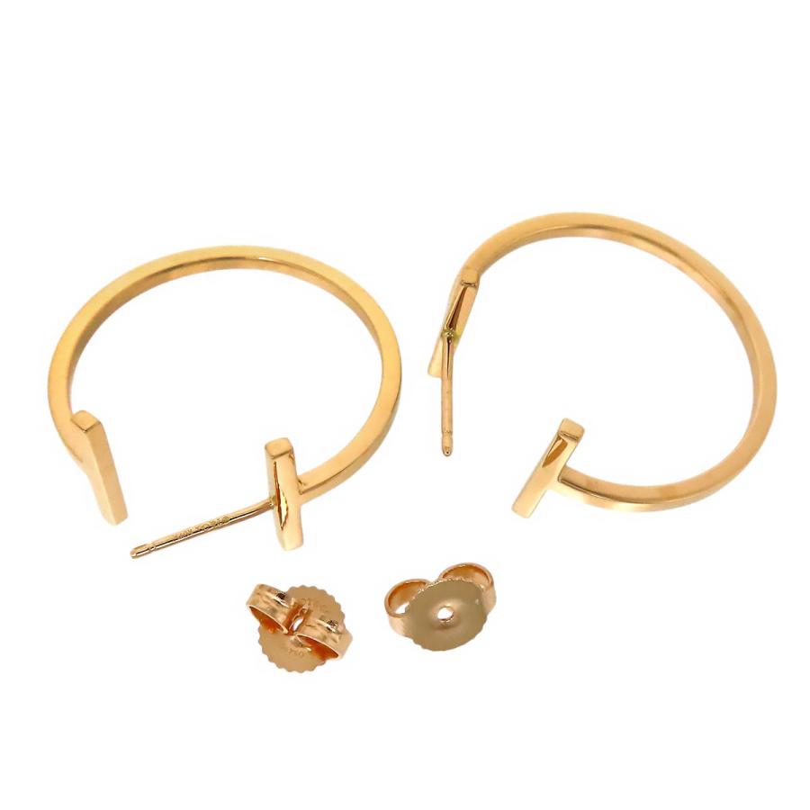 TIFFANY&Co.（ティファニー） Tワイヤー フープ ピアス ミディアム