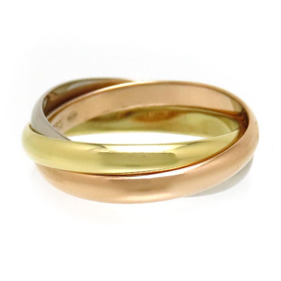 Cartier（カルティエ） トリニティ リング SM #56 Au750 (K18YG K18WG