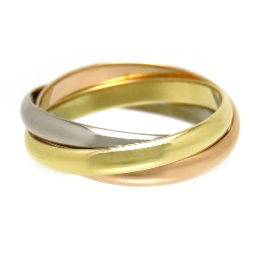 Cartier（カルティエ） トリニティ リング SM #56 Au750 (K18YG K18WG