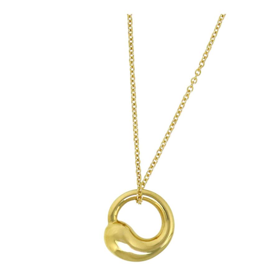 美品　ティファニー　エターナルサークル K18YG ペンダント 約2.6g TIFFANY&Co.（ティファニー） エターナル サークル ネックレス 750