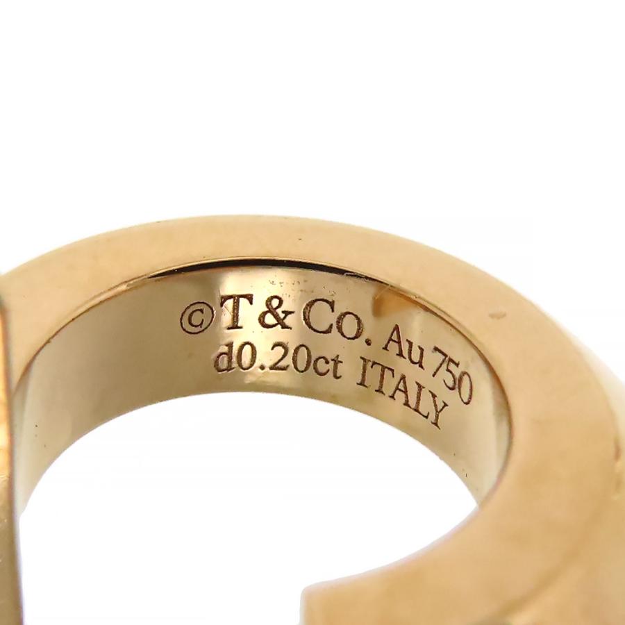TIFFANY&Co.（ティファニー） Tワン フープ ピアス Au750 (K18PG