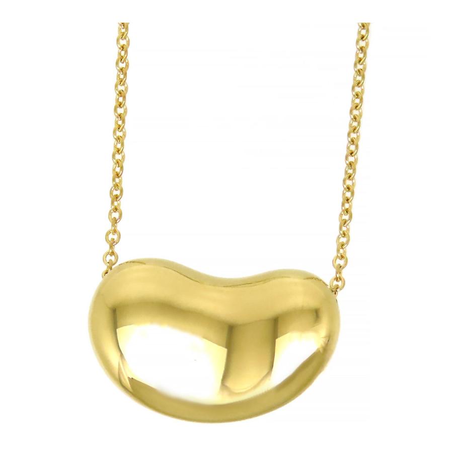 極美品✨ ティファニー ネックレス ビーン AU750 イエローゴールド TIFFANY&Co.（ティファニー） ビーン ネックレス Au750 (K18YG