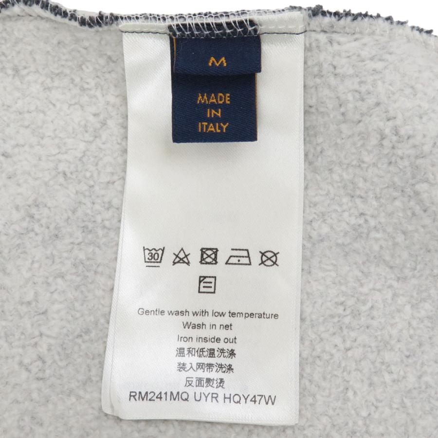 ルイヴィトン サイズ:XL  24SS  RM241MQ UYR HQY47W ロゴプリントパーカー 中古 SB01 LOUIS VUITTON（ルイ・ヴィトン） ロゴ プリント パーカー RM241MQ UYR