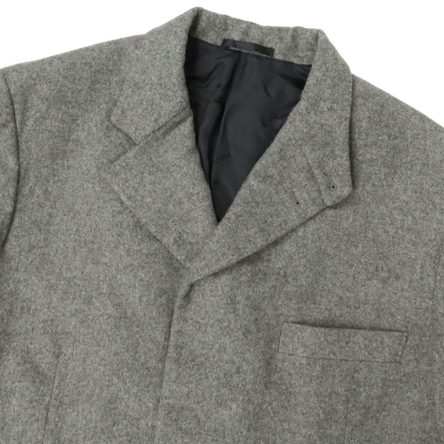 HERMES（エルメス） カシミヤ チェスター コート GC2858 メンズ グレー