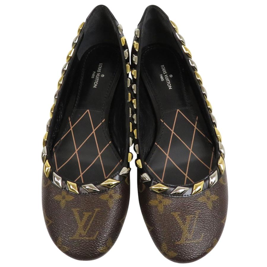 ルイヴィトン LOUIS VUITTON パンプス バレエシューズ モノグラム