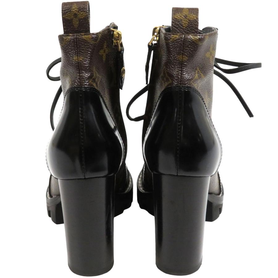 ルイヴィトン モノグラム スタートレイルライン アンクルサイズ:36 1/2 美品 ルイヴィトン スタートレイルライン アンクルブーツ 36 1/2 23.5